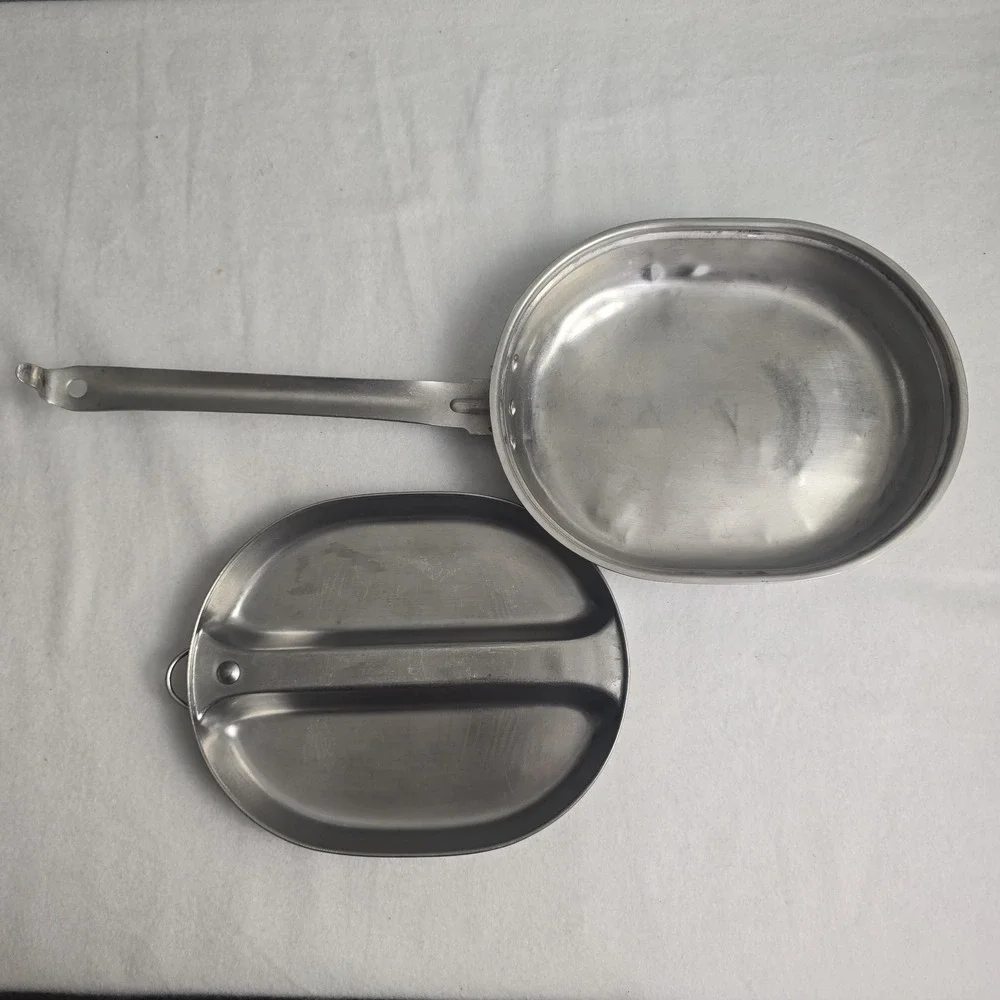 US Military Wyott Pan Field Gear Mess Kit Camping Vintage